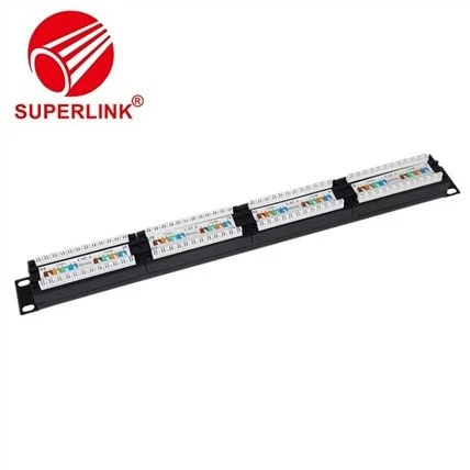 Patch Panel 24 Porturi Cadru de distribuție UTP Cat6